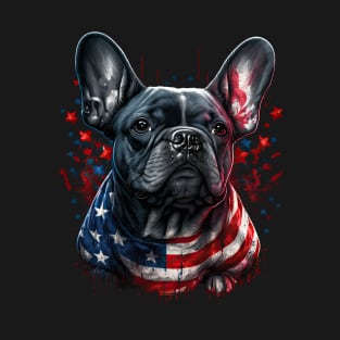 French Bulldog 4th of July T-Shirt