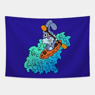 Bunny Rafting Tapestry