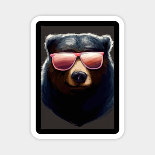 Bear with Sunglasses Magnet