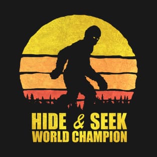 Vintage Hide and Seek World Champion Bigfoot T-Shirt