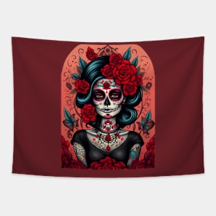 Catrina de Rosas Tapestry