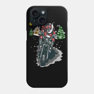 Christmas Biker Phone Case