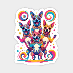 Dancing Dog Magnet
