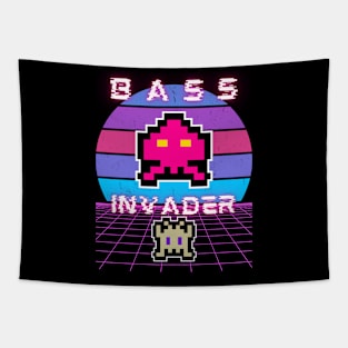 Bass Invader Tapestry