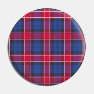 Graham Of Menteith Pink Plaid Tartan Scottish Pin