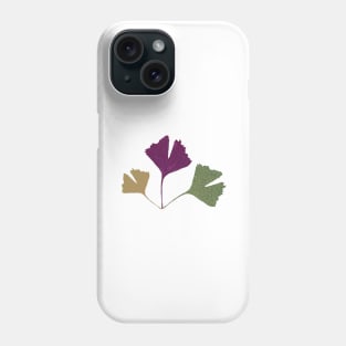 Ginkgo biloba branch Phone Case