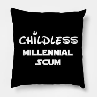 Childless Millennial Scum Pillow