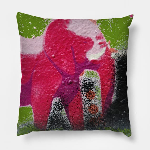 Rosaroter Elefant / Swiss Artwork Photography Pillow by RaphaelWolf