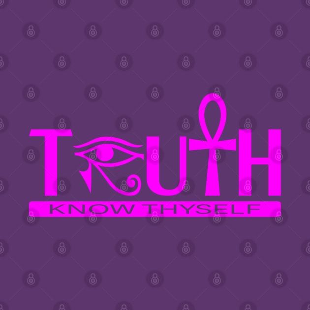 Truth Know Thyself Ankh by subuhansik