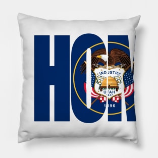 Utah Home - State Flag Pillow