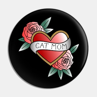 Mom of Cats Pin