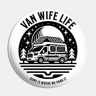 Van Wife Life Pin