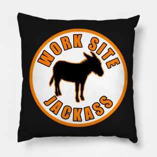 Work Site Jackass Pillow