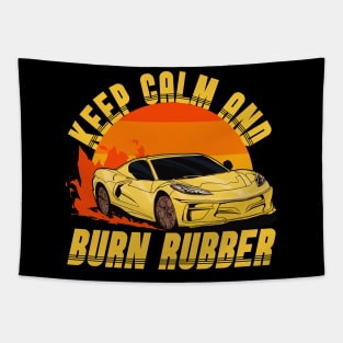 Drag Racing Street Racing Classical Car Tapestry