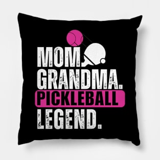 Funny Quote Pickle Ball Mom Grandma Pickleball Legend Pillow