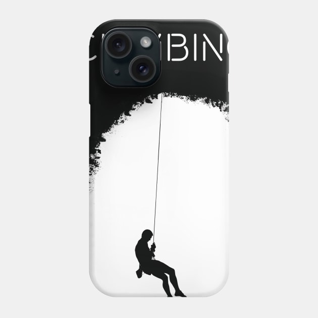 Rock climbing Phone Case by Birding_by_Design