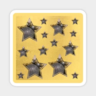 Stars on Gold Magnet