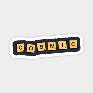 Cosmic Scrabble Letters Magnet