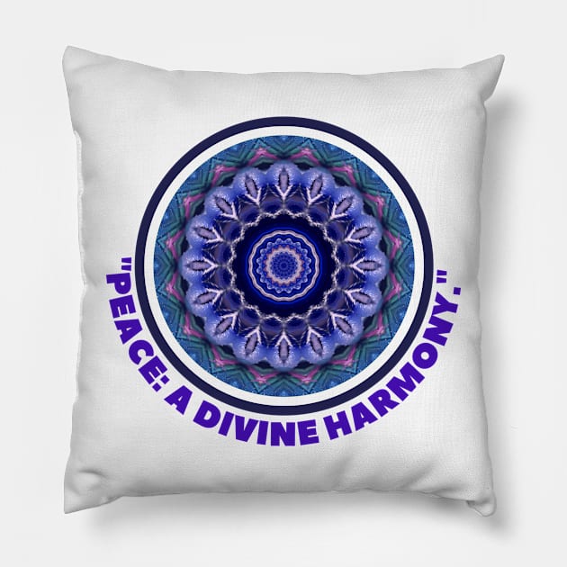 PEACE: A DIVINE HARMONY Pillow by GumoApparelHub