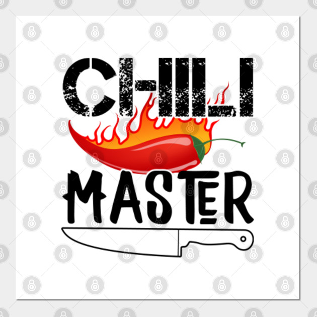 Master Chili Chef Cooking Kitchen Gift Chef Cooking Cook