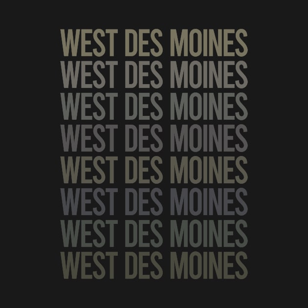 Gray Text Art West Des Moines by flaskoverhand