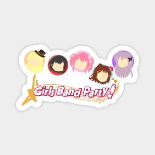 Girls Band Party Magnet