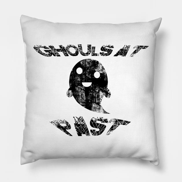 Ghouls At Past Distorted Tee Pillow by GhoulsAtPast