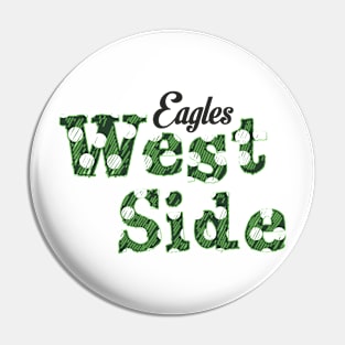 West Side Eagles Polka Dot T Pin