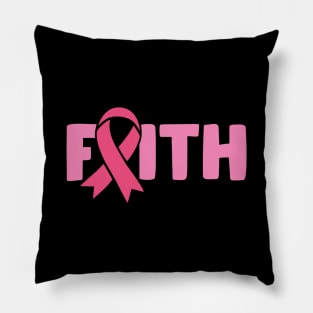 faith cancer awareness Pillow