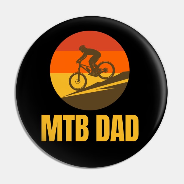 MTB Dad Shirt, Mountain Biking Shirt, Mountain Bike Shirt, Mtb Shirt, Mountain Biker, Mtb Bikes, Downhill Bike, Mtb Riders, Mountains Pin by CyclingTees