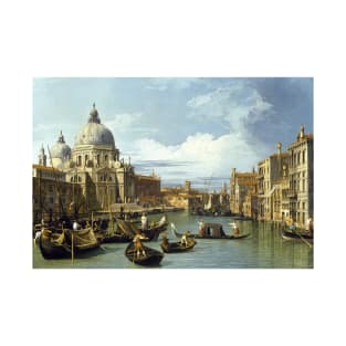 The Entrance to the Grand Canal, Venice by Canaletto T-Shirt