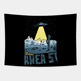 Storm Area 51 Tapestry