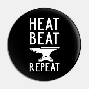 Heat Beat Repeat Pin