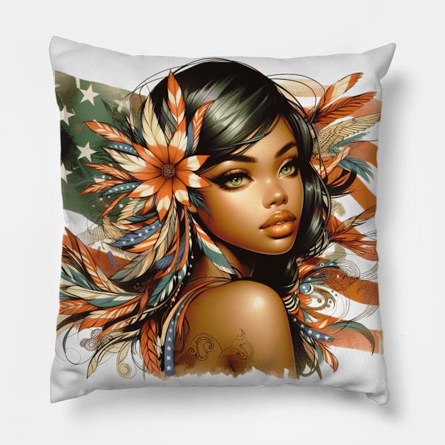 American Beauty, Night Wind | Catsie Cat Pillow by Catsie Cat