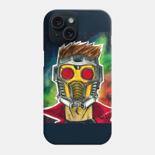 Peter Quill, the starlord in guardians of the galaxy Phone Case