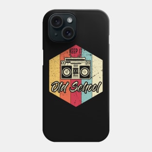 Keep It Old School Hip-Hop Rap Hip-Hopper Phone Case