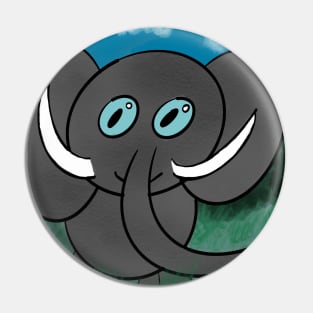 Eliot the Elephant Pin