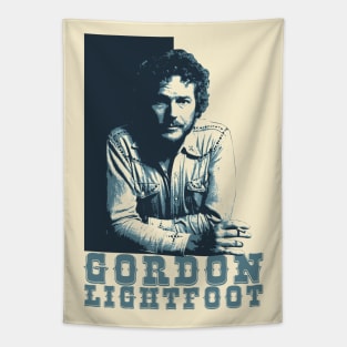 Retro Gordon Lightfoot Tapestry