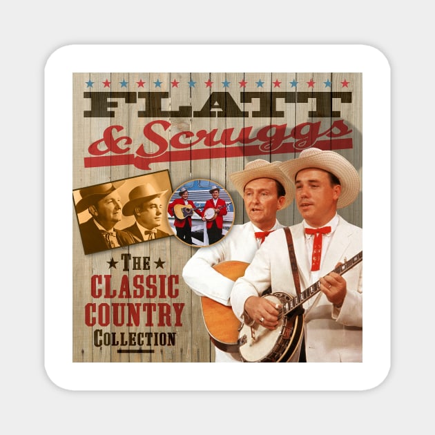 Flatt & Scruggs - The Classic Country Collection Magnet by PLAYDIGITAL2020