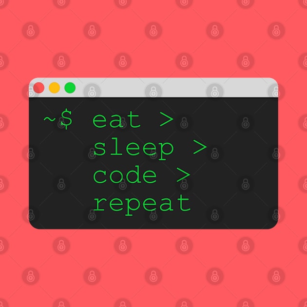 Eat Sleep Code Repeat by leo-jess