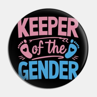 Gender Reveal Keeper of the Gender Gender Reveal Pin