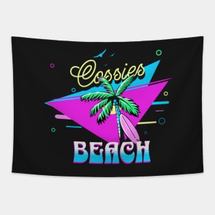 Cossies Beach | Vintage Retro Design Tapestry