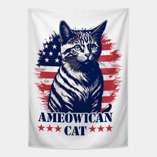 AMEOWICAN CAT Tapestry