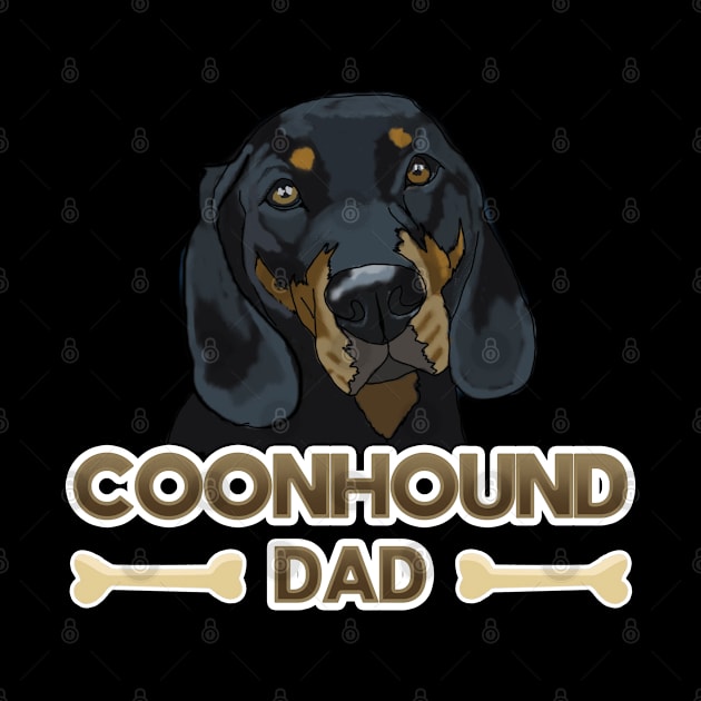 Coonhound - Coonhound Dad by Kudostees