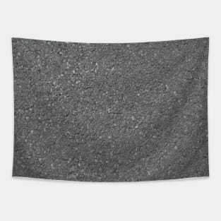 Summer City Black Top Pavement Tapestry