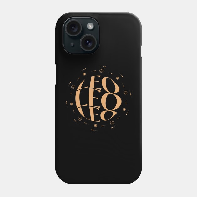 Leo ZODIAC ASTROLOGY Phone Case by nanaminhae