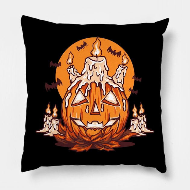 The Possessed Pumpkin Pillow by ATLSHT