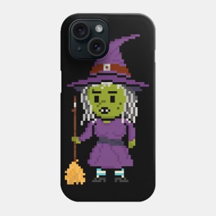 Pixel Monster Witch Phone Case