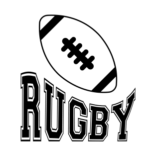 Rugby Ball Simple Design T-Shirt