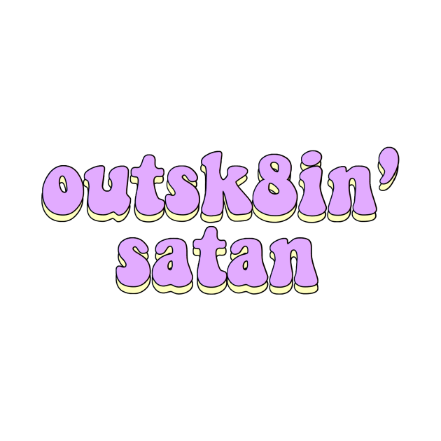 Outsk8in' Satan by mansinone3